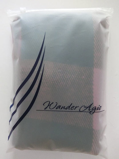  Women's Plaid Warm Shawl Scarf 