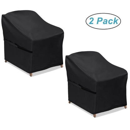 2 Pack Patio Chair Covers, Outdoor Lawn Patio Furniture Cover, UV Protected with Waterproof