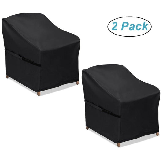 2 Pack Patio Chair Covers, Outdoor Lawn Patio Furniture Cover, UV Protected with Waterproof