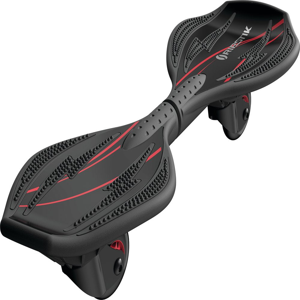 Razor Black Label Ripstik Ripster Caster Board Classic - 2 Wheel Pivoting Skateboard with 360-Degree Casters, for Kids, Teens, and Adults