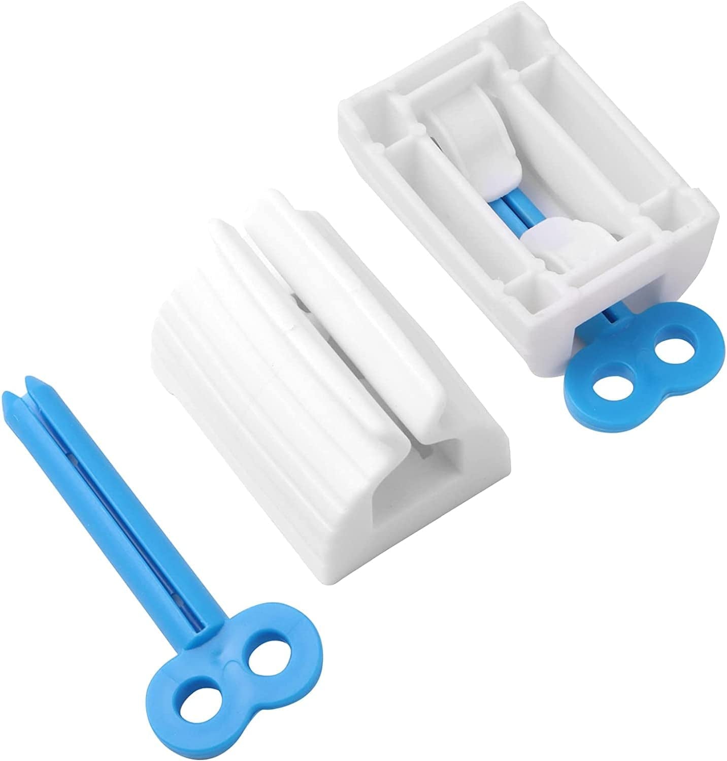 Rolling Tube Toothpaste Squeezer(4 Blue）