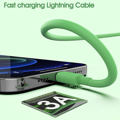  iPhone Charger, 6Pack(3/3/6/6/6/10 FT)
