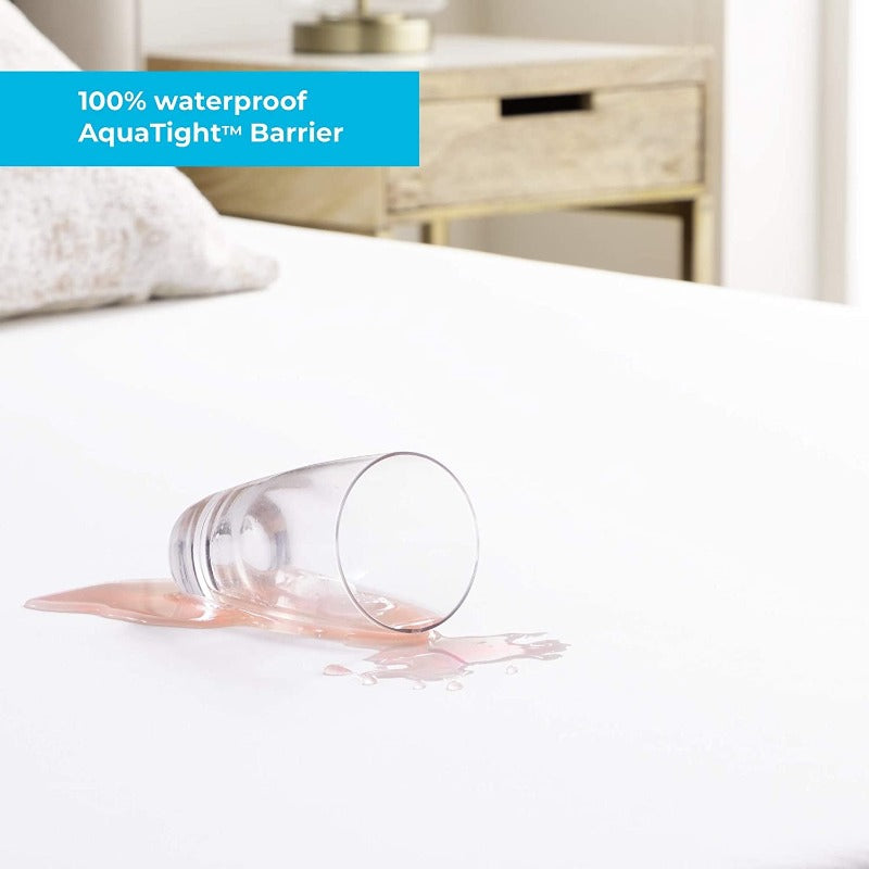 Waterproof Mattress Protector - Premium Smooth Fabric - Top Protection Only