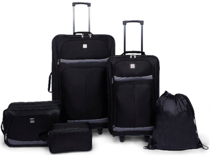  Protege 5 Piece 2-Wheel Luggage Set