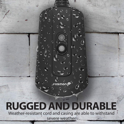 Wireless Remote Control 3-Prong Outlet - UL Listed (3 Receiver, 1 Remote) - Heavy Duty Waterproof Grounded Electrical Plug - 100ft Range