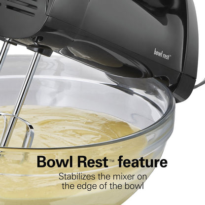 6 Speed Hand Mixer, Quick Burst with Storage Case