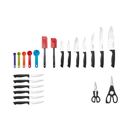 23 Piece Stainless Steel Cutlery and Utensil Set - Never Needs Sharpening Dishwasher Safe