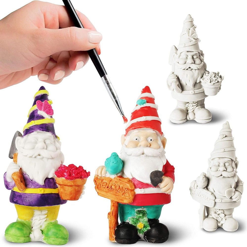 2 Pack DIY Paint Your Own Garden Gnome