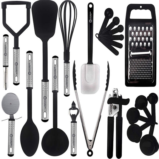 23 Piece Collection of Cooking Utensils - Nylon Cookware Set
