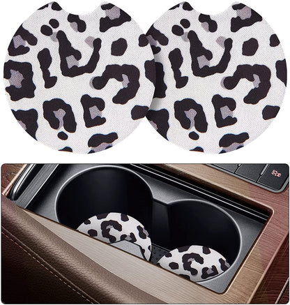  2 Pack Car Coasters for Cup Holders
