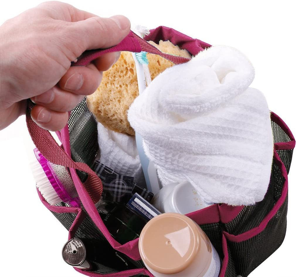  8 Pockets Quick Dry Hanging Toiletry Tote Bag 
