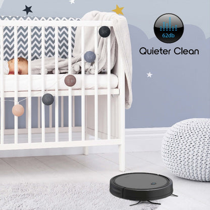 Smartclean 2000 Robovac - Wifi Robotic Vacuum with App/Remote Control