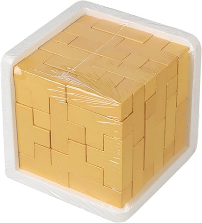 Wooden Brain Teaser Puzzle - Jigsaw Logic Puzzle
