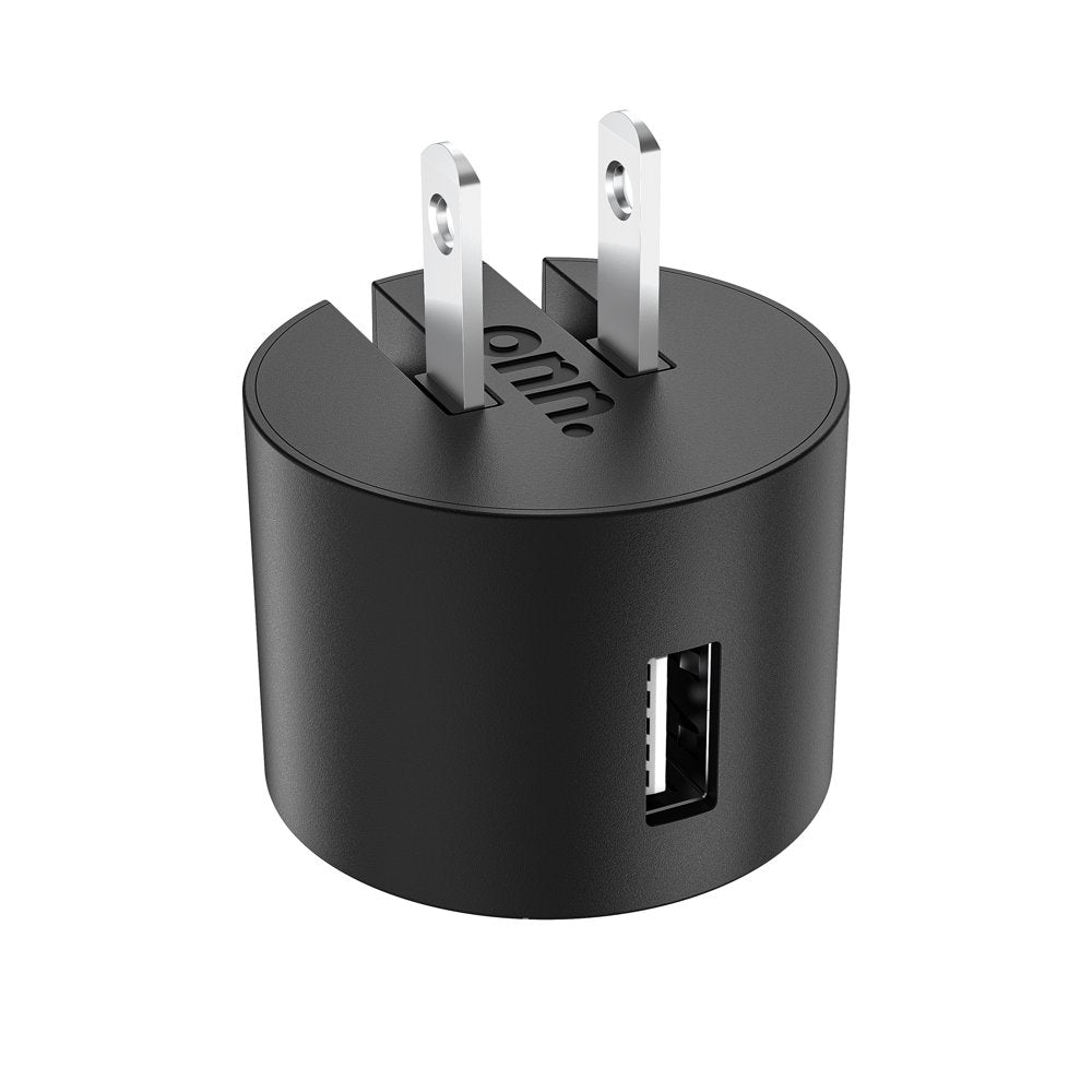  2.4A USB Wall Charger with Foldable Plug-White, for Iphone, Ipad and Android Smartphones
