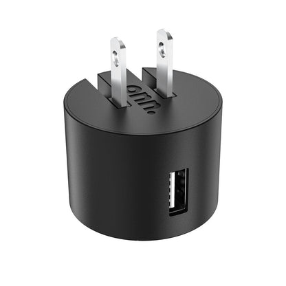  2.4A USB Wall Charger with Foldable Plug-White, for Iphone, Ipad and Android Smartphones