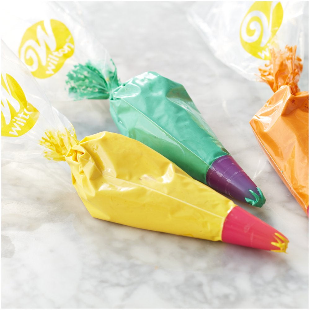 All-In-One Disposable Decorating Bags with Tips, 6-Count