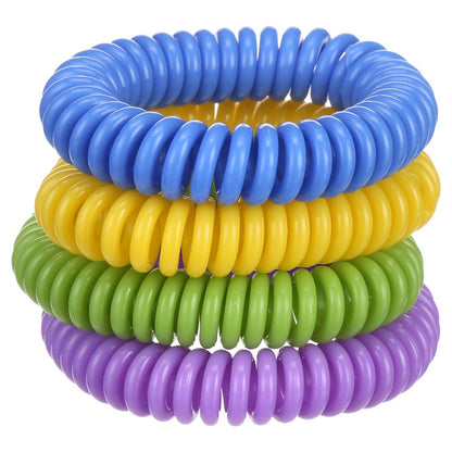 Bugables Citronella Coil Wristbands, One Size Fits All, Multicolor, 6 Pack