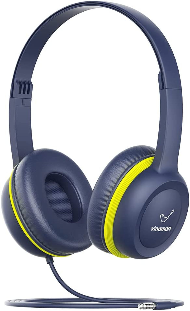  Wired Headphones with Safe Volume Limiter, Adjustable and Flexible for Kids