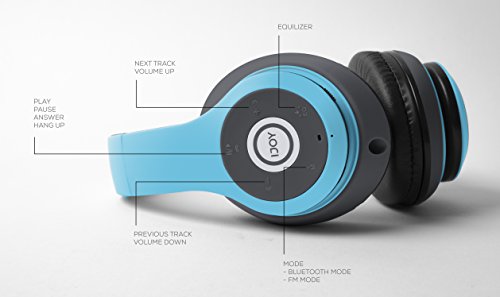 Rechargeable Wireless Bluetooth Foldable Over-Ear Headphones with Mic