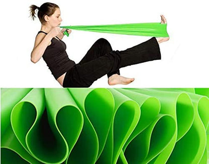 Qian Elastic Bands for Exercise,Professional Latex Resistance Band, Perfect for Strength Training,Physical Therapy, Pilates, at-Home Workouts, Yoga