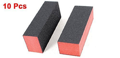 10 Piece: 4-Way Sanding Buffing Nail Polisher File