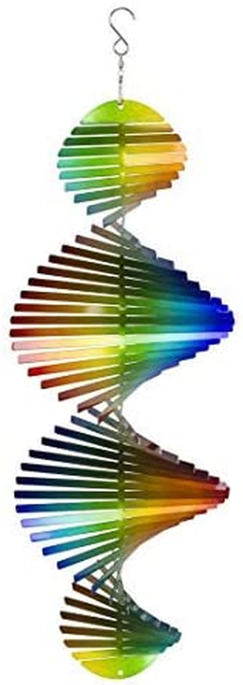  Kinetic Wind Spinner for Yard and Garden Wind Spinner Outdoor Metal Large Hanging Plantary Decor 3D Garden Art Wind Sculpture Spinners Kinetic Art Garden Decorations
