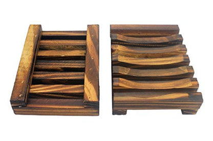 Hawaiian Style Handmade Natural Wood Soap Dish