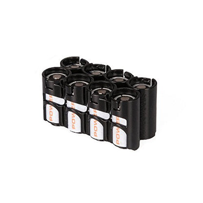 Storacell by Powerpax SlimLine CR123 Battery Caddy, Military Green, Holds 4 Batteries