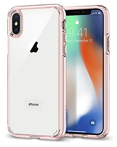 Spigen Ultra Hybrid iPhone X Case with Air Cushion Technology and Hybrid Drop Protection