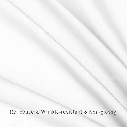 Studio 6 ft X 9 ft White Photo Video Photography Studio Fabric Backdrop Background Screen, JSAG103