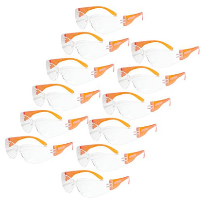 Eyewear Protective Safety Glasses Pack of 12