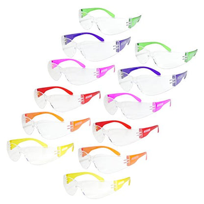 Eyewear Protective Safety Glasses Pack of 12