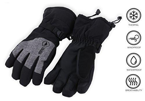 Men's Waterproof Nylon Shell Thermal Insulation Gloves