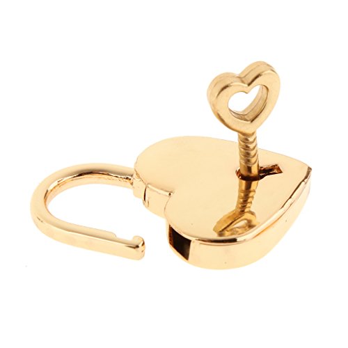2 Pack: Mini Heart-Shaped Padlocks