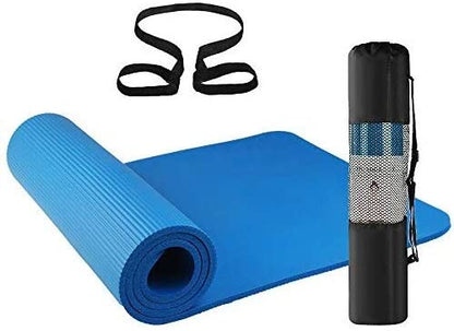 Lixada Yoga Mat Set - Include Exercise Ball,Jump Rope, Ankle Puller, Pilates Ball with Pipe, Yoga Mat with Carrying Strap and Storage Bag for Yoga, Pilates and Fitness(Optional)