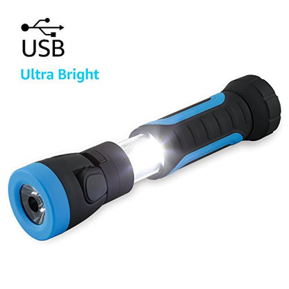 2 Pack Portable LED Work Light with Magnetic Base & Hanging Hook