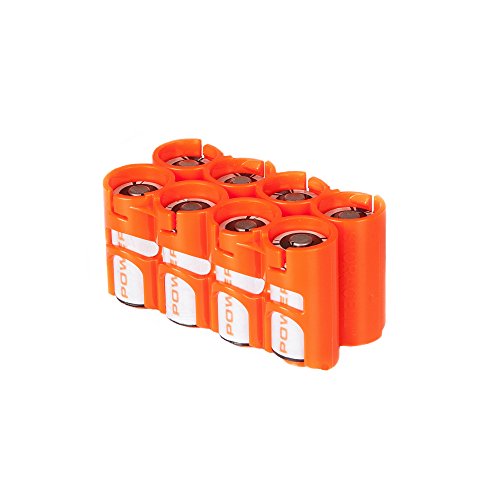 Storacell by Powerpax SlimLine CR123 Battery Caddy, Military Green, Holds 4 Batteries