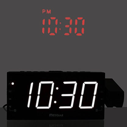 Projection Alarm Clock with USB Charging Port