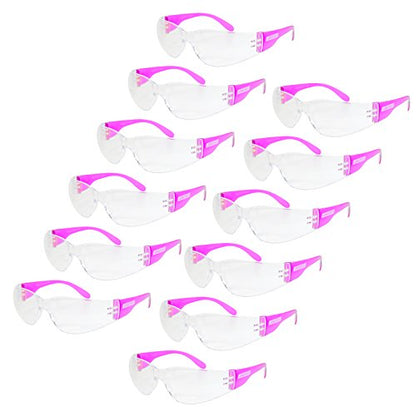 Eyewear Protective Safety Glasses Pack of 12