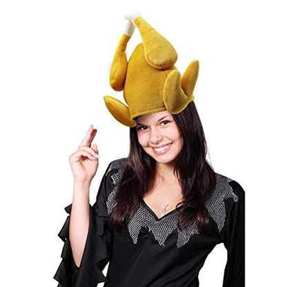 3 Pack: Unisex Roasted Turkey Hat
