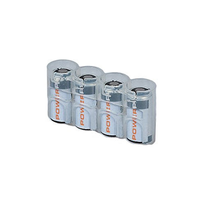 Storacell by Powerpax SlimLine CR123 Battery Caddy, Military Green, Holds 4 Batteries