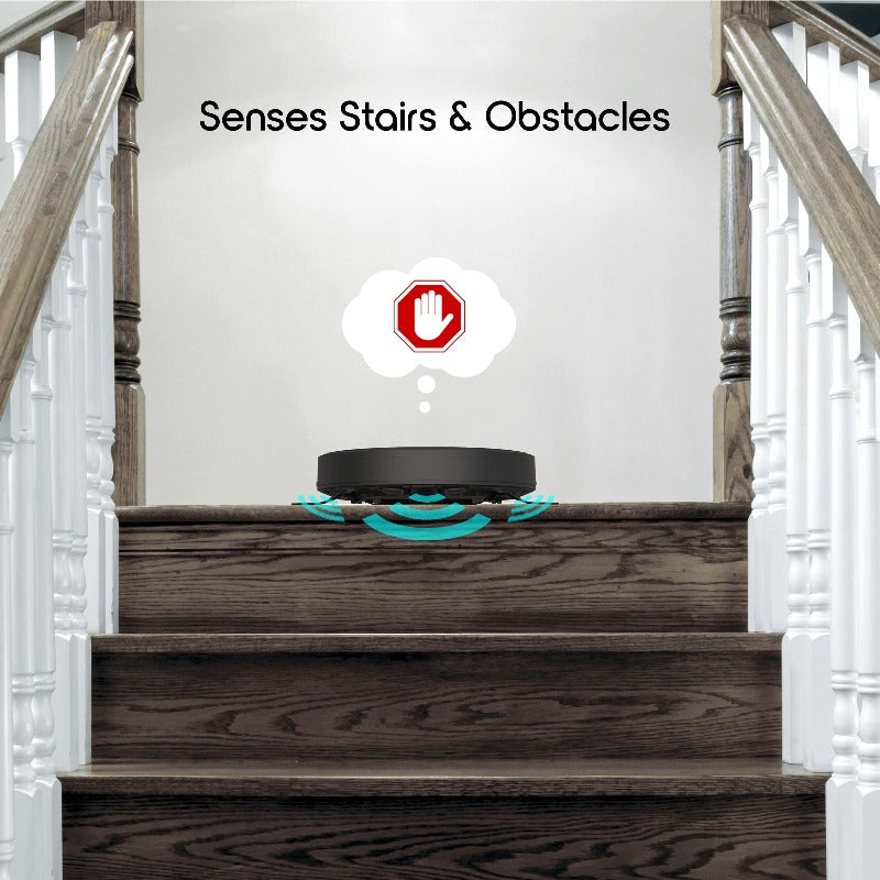 Smartclean 2000 Robovac - Wifi Robotic Vacuum with App/Remote Control