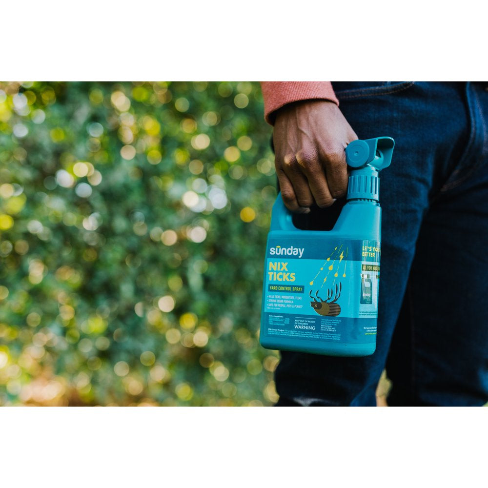 Nix Ticks Plant-Based Bug Control Spray & Repellent