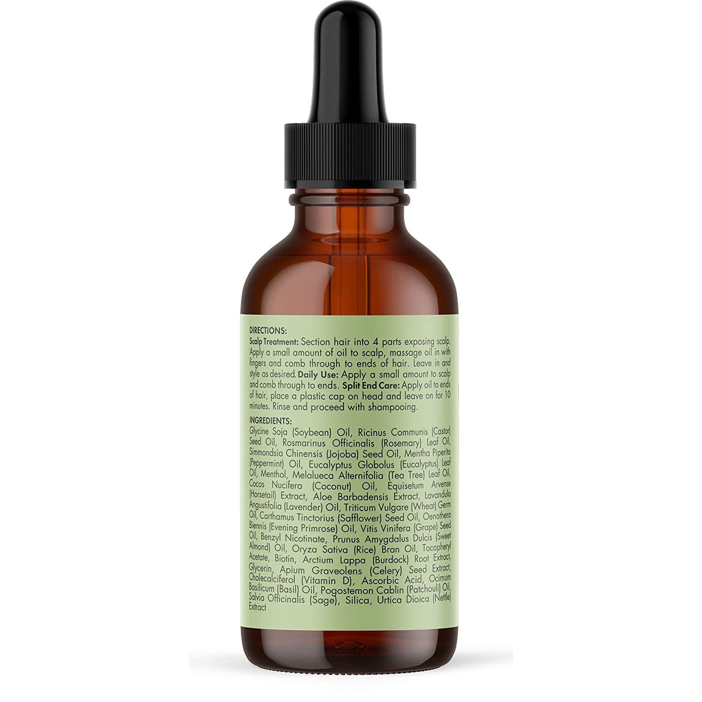  Rosemary Mint Scalp & Hair Strengthening Oil With Biotin & Essential Oils