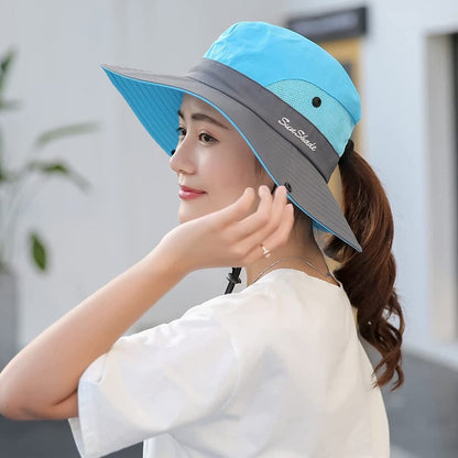 2 Pack Sun Hat for Women or Men 3” Wide Brim UPF 50+
