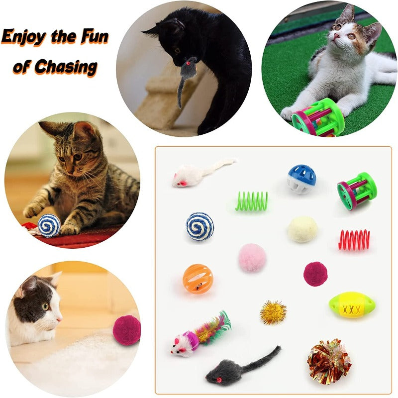 32 Pack - Cat Toys Variety Pack