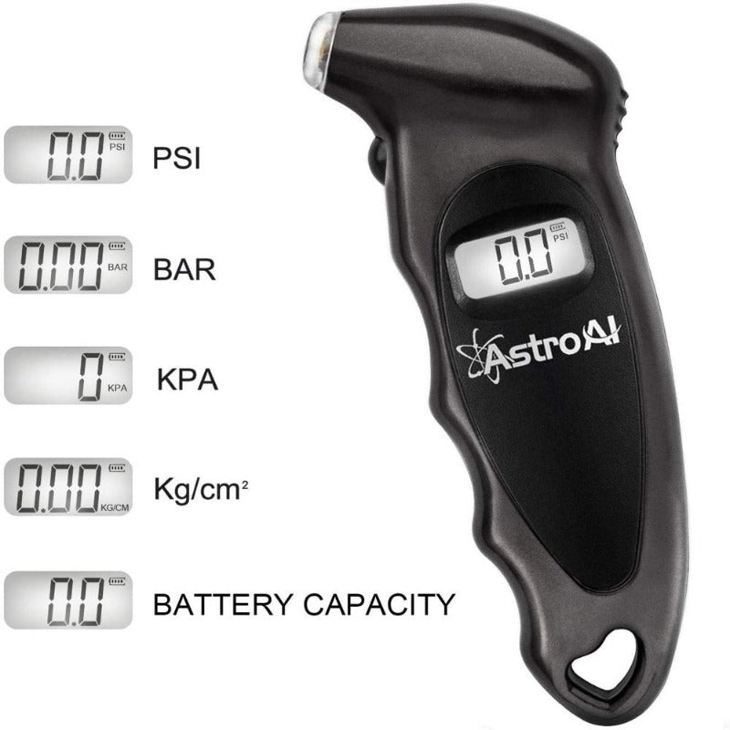 Tire Pressure Gauge 150 PSI for Cars, Digital Tester, LCD Display