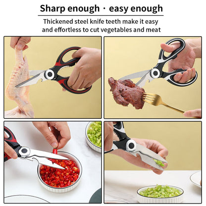 2 Pack Kitchen Shears Heavy Duty Stainless Steel