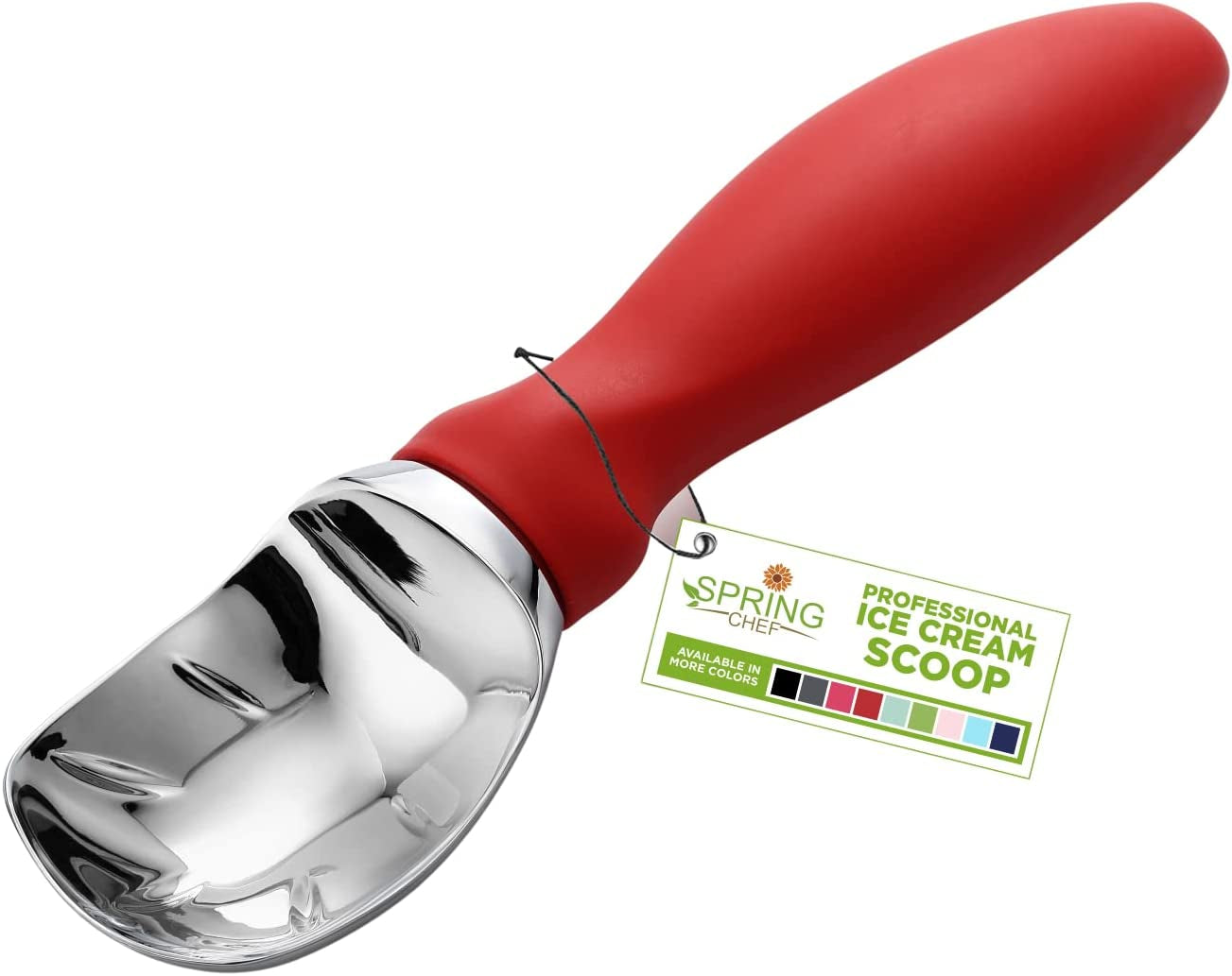 Ice Cream Scoop with Comfortable Handle, Black