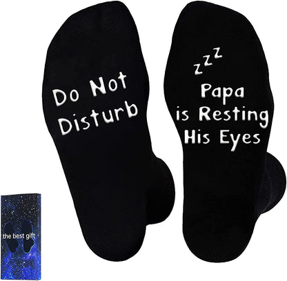  Gifts for Men Dad Father Husband Grandpa Mens Socks Gifts For Him,Funny Socks Gift Ideas for Fathers Day
